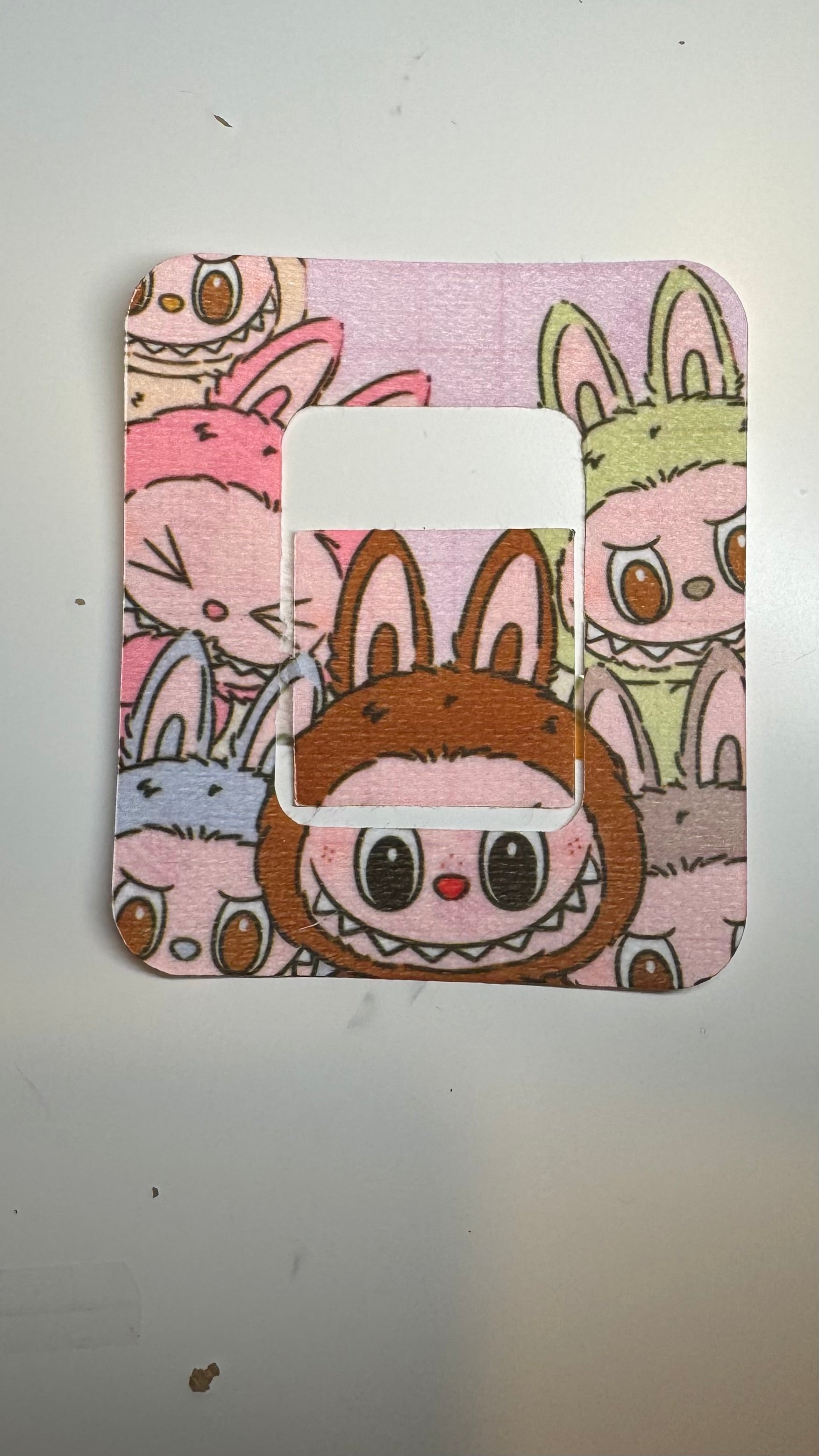 Labubu-Inspired Diabetes Overpatch for Dexcom G7/G6, Libre, and Omnipod (Design #2)