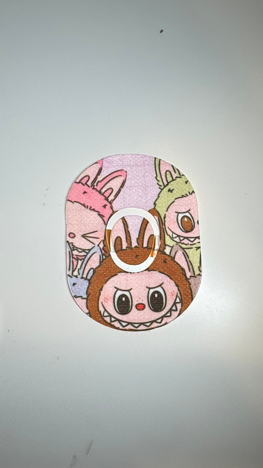 Labubu-Inspired Diabetes Overpatch for Dexcom G7/G6, Libre, and Omnipod (Design #2)