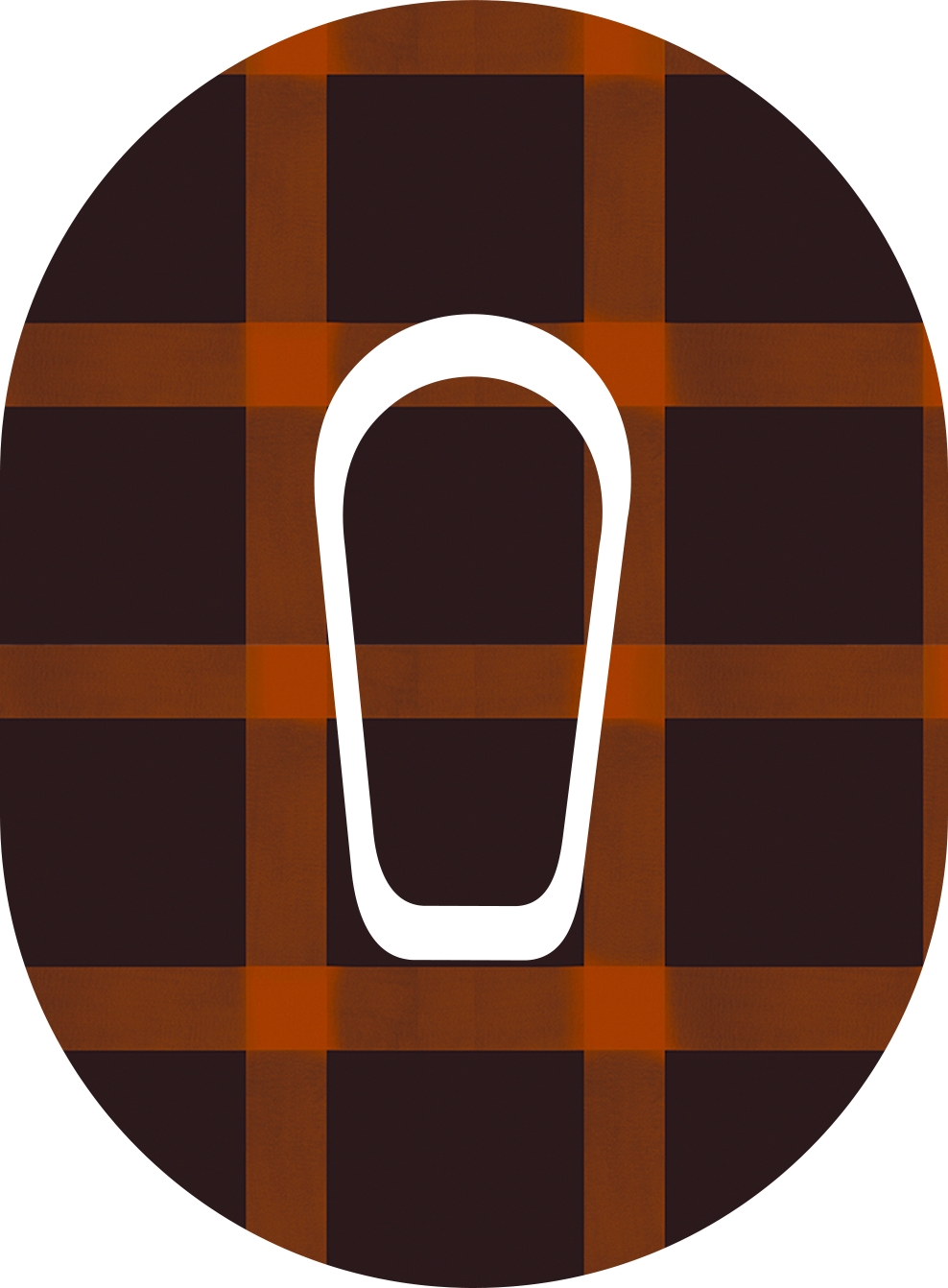 Taylor Swift Evermore Plaid-Inspired Diabetes Overpatch for Dexcom G7/G6, Libre, and Omnipod