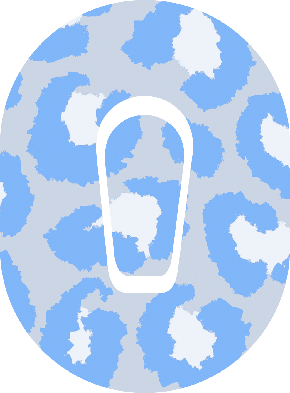 Blue Cheetah Diabetes Overpatch for Dexcom G7/G6, Libre, and Omnipod