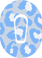 Blue Cheetah Diabetes Overpatch for Dexcom G7/G6, Libre, and Omnipod