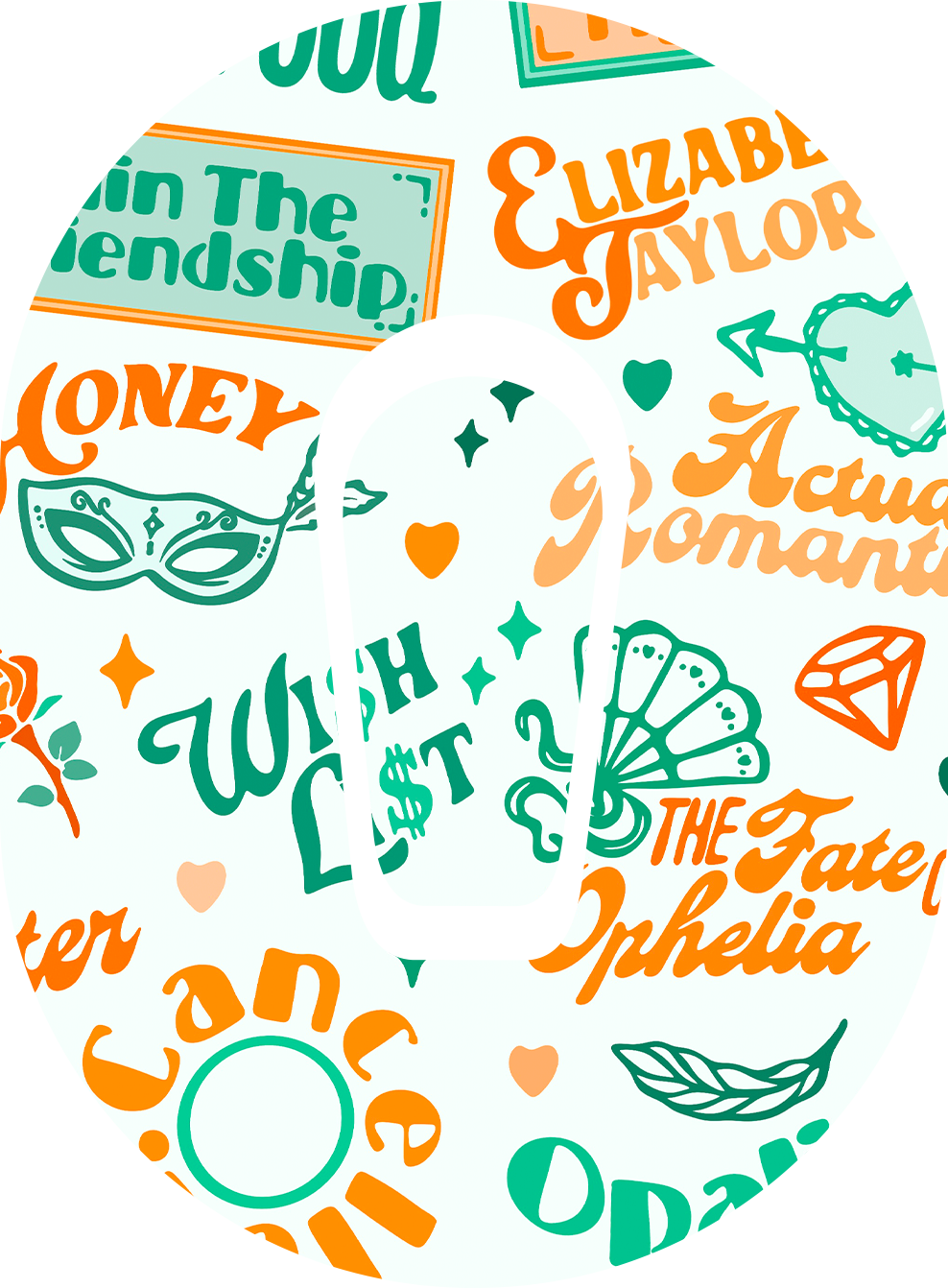 Taylor Swift TLOAS-Inspired Diabetes Overpatch for Dexcom G7/G6, Libre, and Omnipod (Design #3)