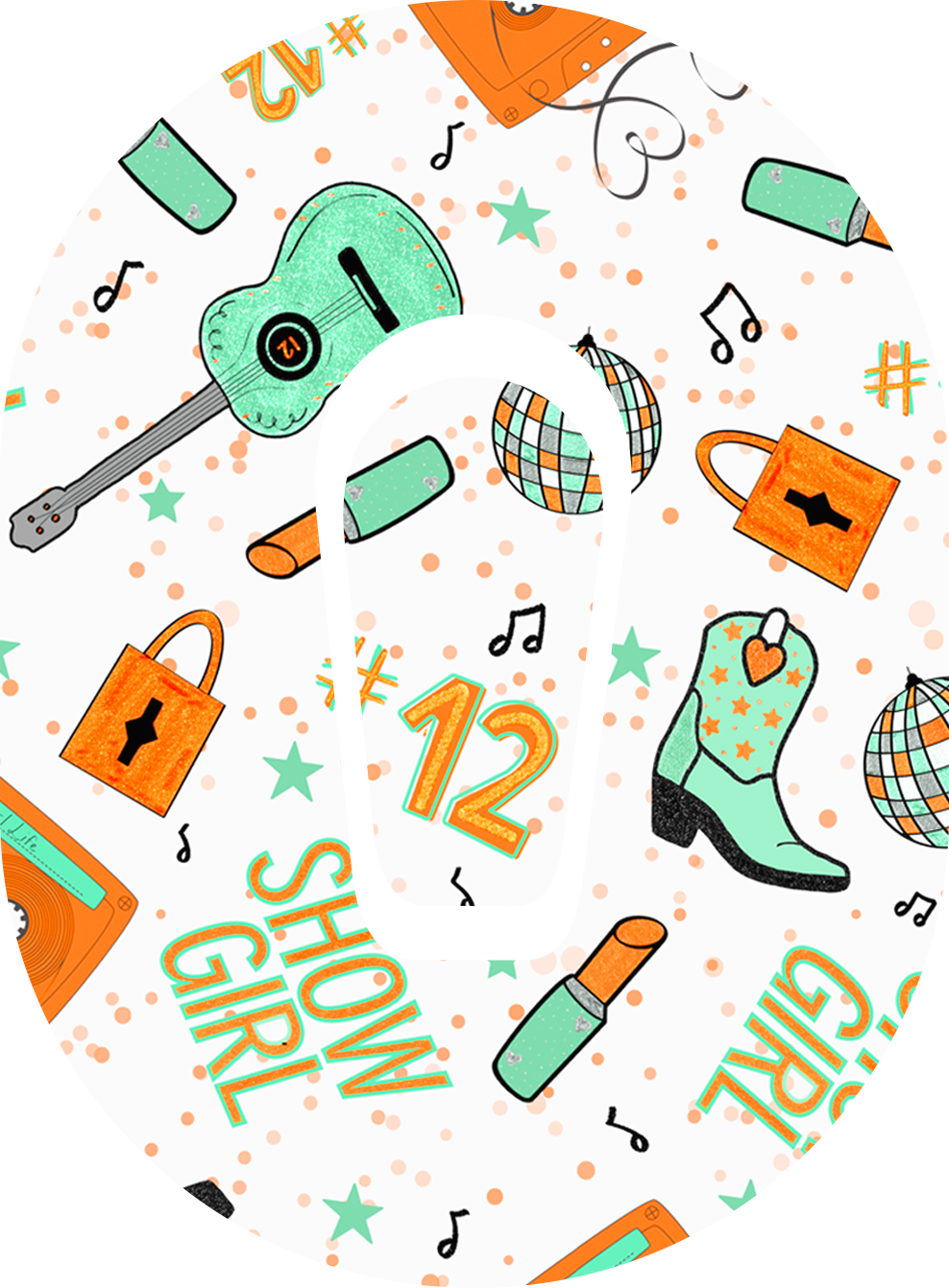 Taylor Swift TLOAS-Inspired Diabetes Overpatch for Dexcom G7/G6, Libre, and Omnipod (Design #1)