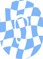 Blue Wavy Diabetes Overpatch for Dexcom G7/G6, Libre, and Omnipod