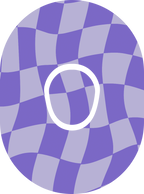 Purple Wavy Diabetes Overpatch for Dexcom G7/G6, Libre, and Omnipod