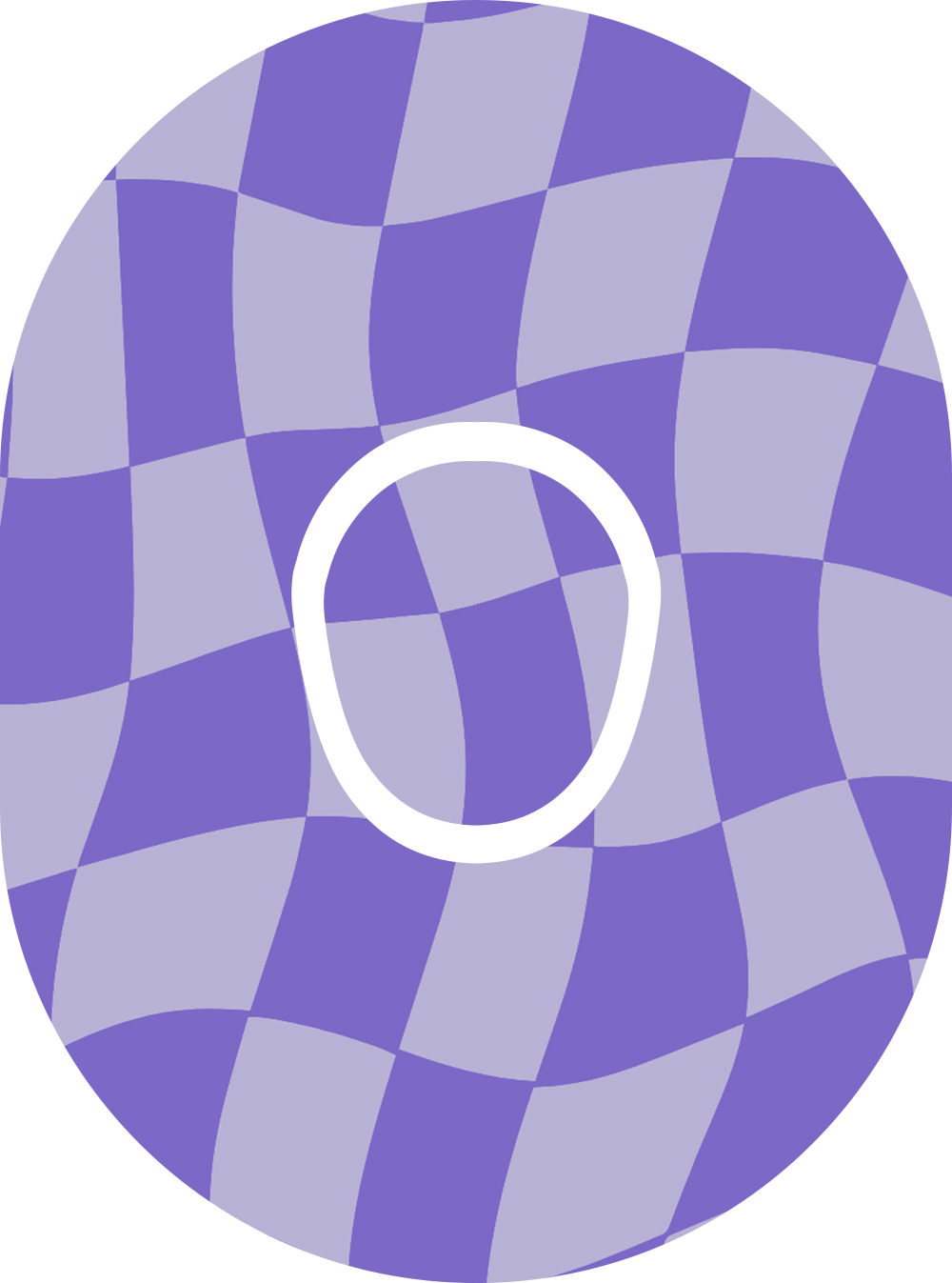 Purple Wavy Diabetes Overpatch for Dexcom G7/G6, Libre, and Omnipod