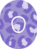 Purple Cheetah Diabetes Overpatch for Dexcom G7/G6, Libre, and Omnipod