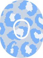 Blue Cheetah Diabetes Overpatch for Dexcom G7/G6, Libre, and Omnipod