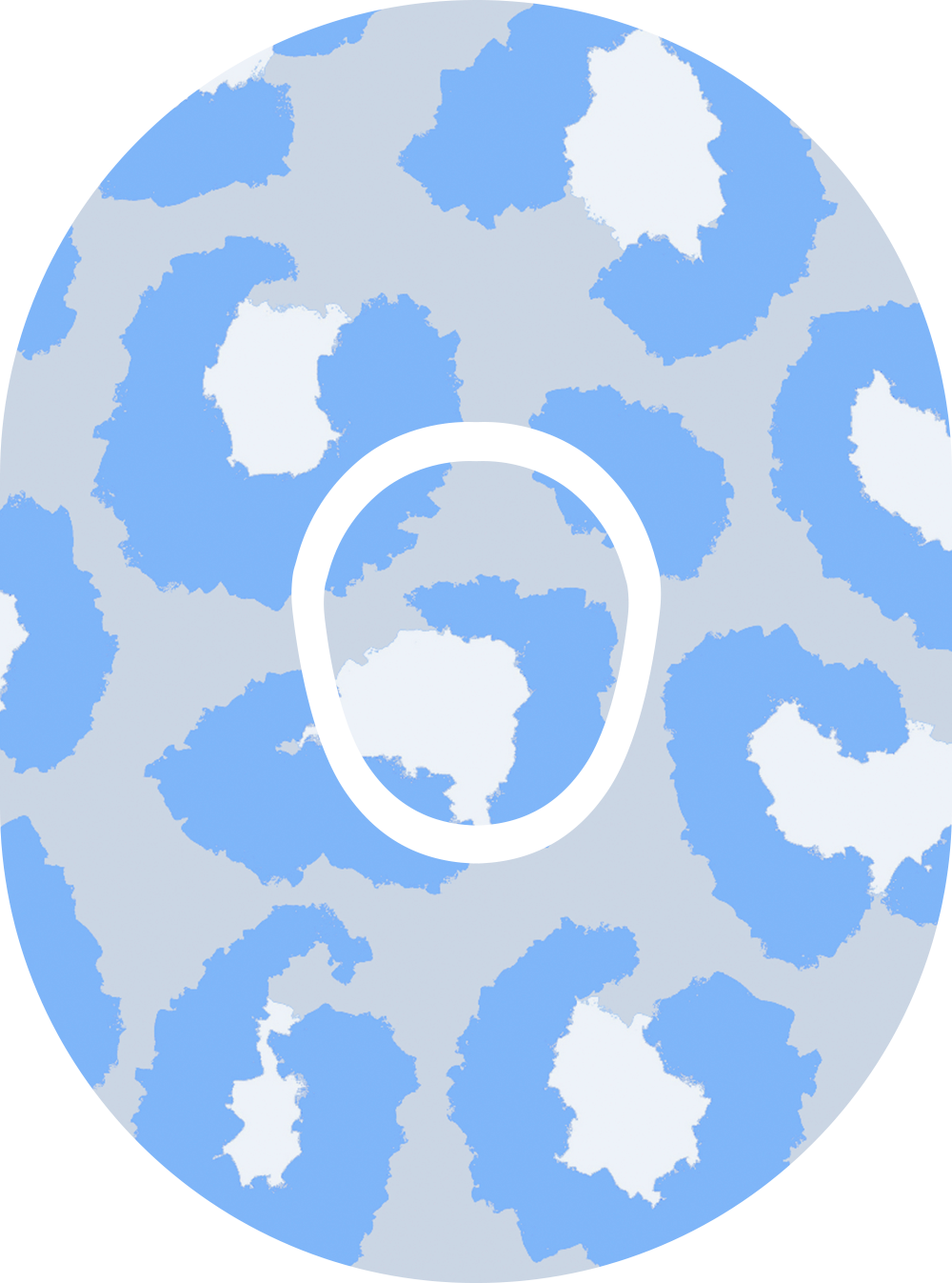 Blue Cheetah Diabetes Overpatch for Dexcom G7/G6, Libre, and Omnipod