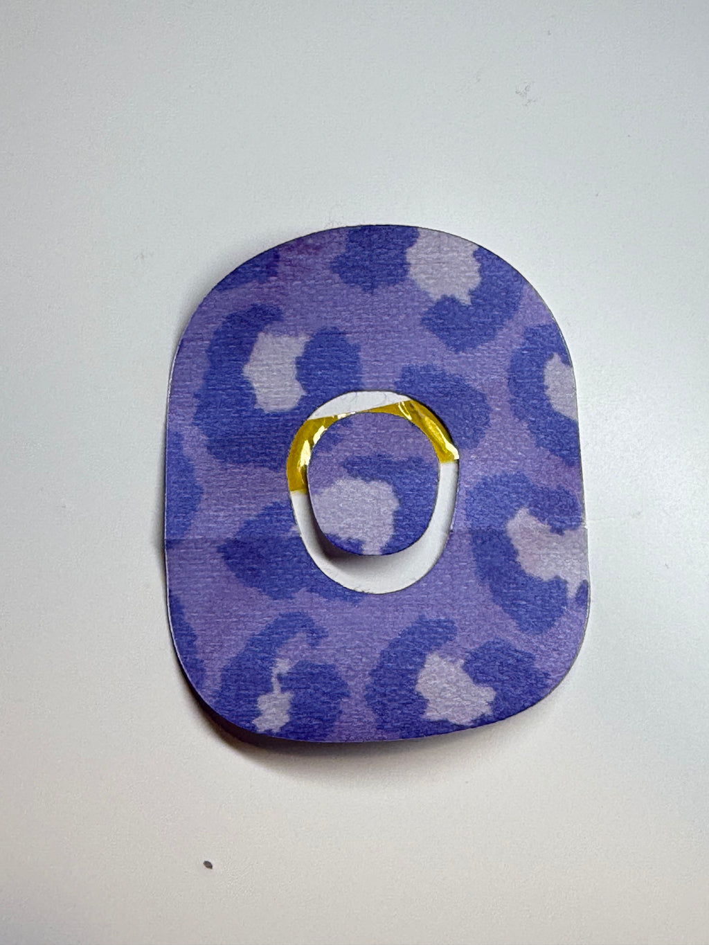 Purple Cheetah Diabetes Overpatch for Dexcom G7/G6, Libre, and Omnipod