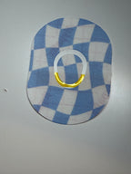 Blue Wavy Diabetes Overpatch for Dexcom G7/G6, Libre, and Omnipod