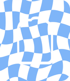 Blue Wavy Diabetes Overpatch for Dexcom G7/G6, Libre, and Omnipod