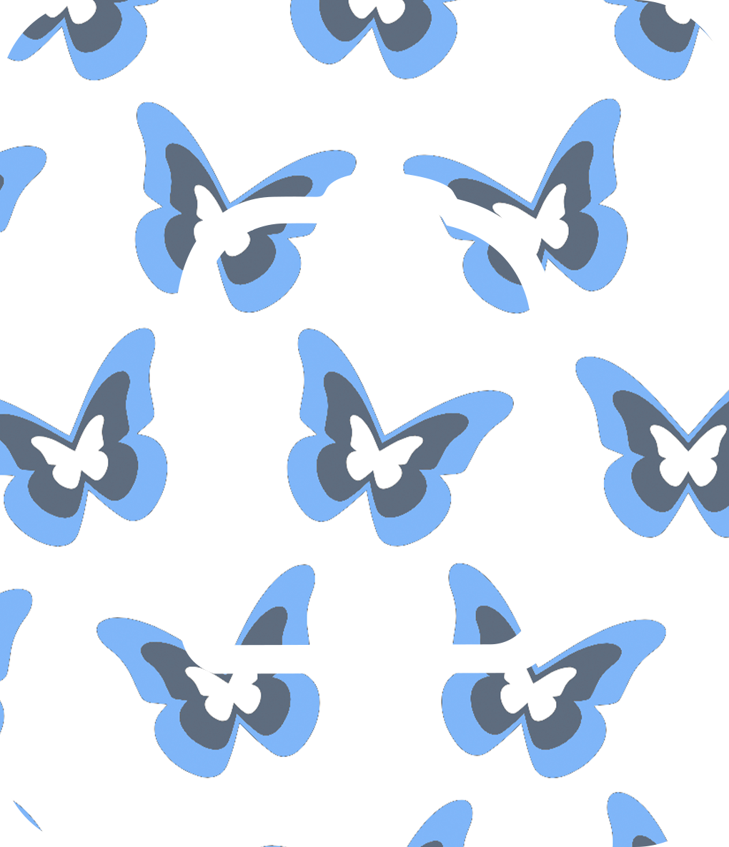 Blue Butterflies Diabetes Overpatch for Dexcom G7/G6, Libre, and Omnipod