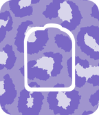 Purple Cheetah Diabetes Overpatch for Dexcom G7/G6, Libre, and Omnipod