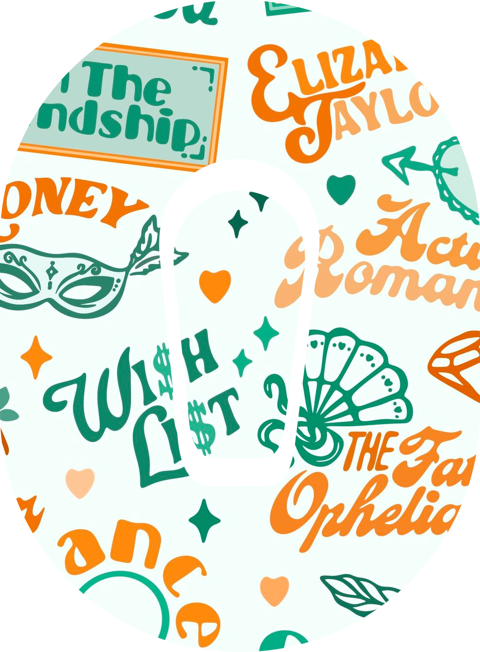 Taylor Swift TLOAS-Inspired Diabetes Overpatch for Dexcom G7/G6, Libre, and Omnipod (Design #3)