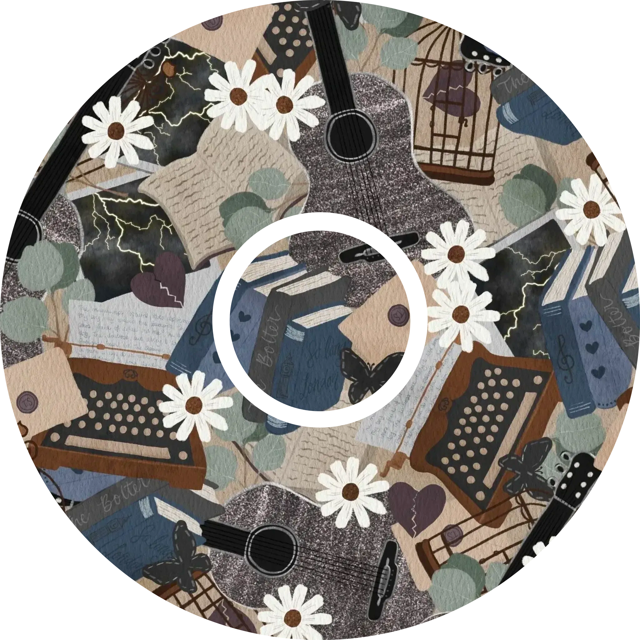 Taylor Swift TTPD-Inspired Diabetes Overpatch for Dexcom G7/G6, Libre, and Omnipod