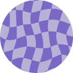 Purple Wavy Diabetes Overpatch for Dexcom G7/G6, Libre, and Omnipod