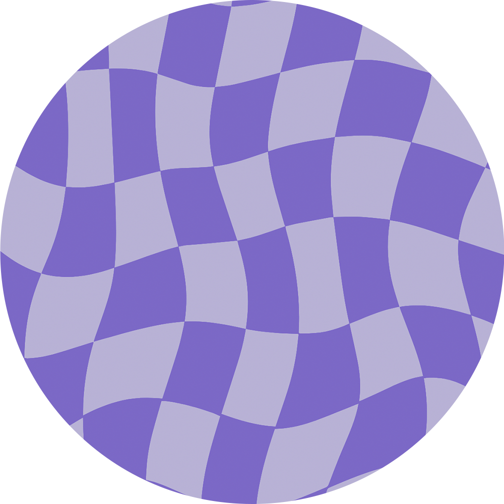 Purple Wavy Diabetes Overpatch for Dexcom G7/G6, Libre, and Omnipod